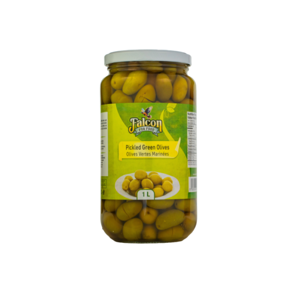 Pickled Green Olives 1L